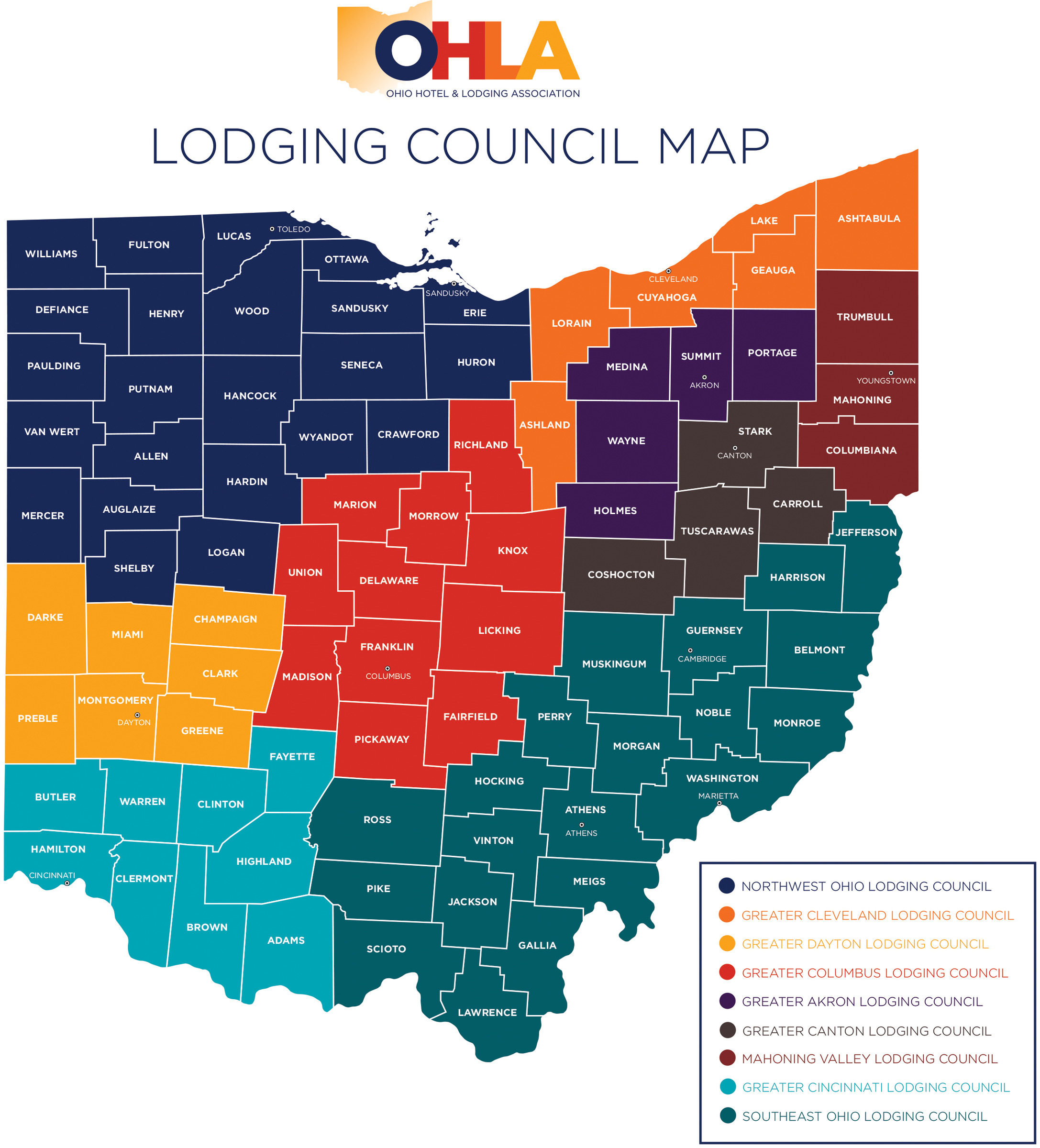 New OHLA Lodging Council Map