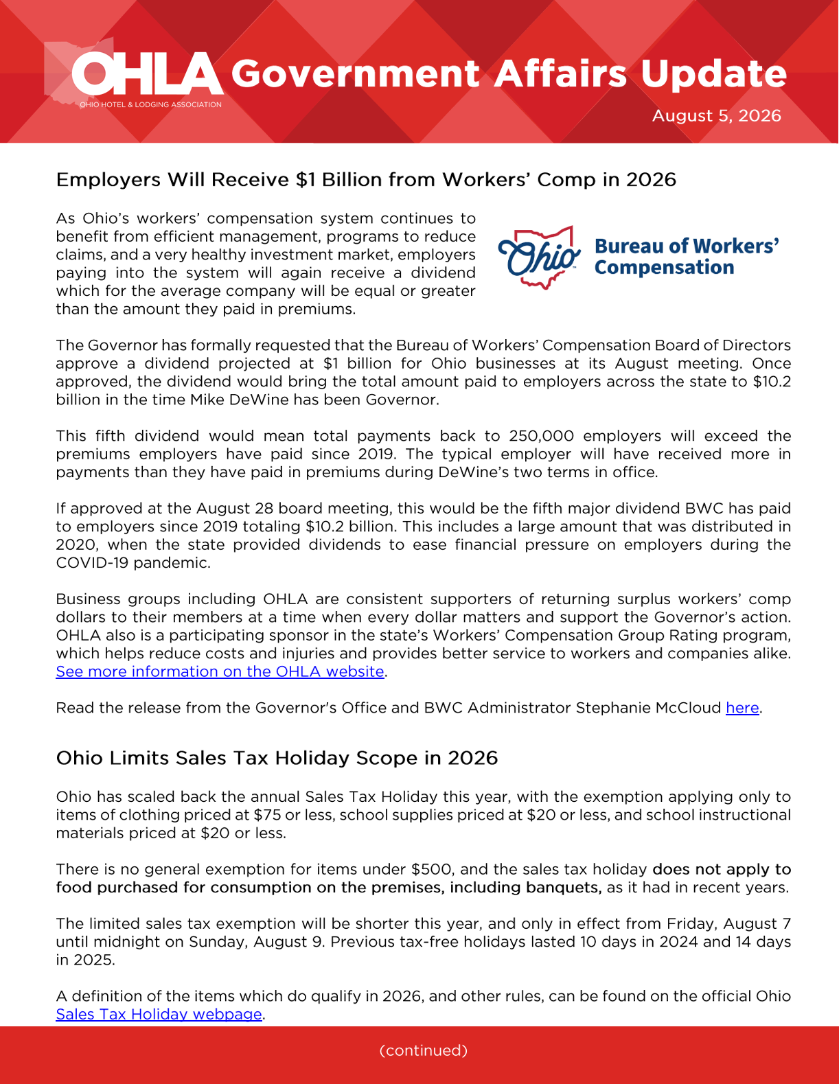 Key Legislation & Industry Insights