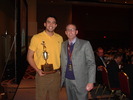 Jacob Bosiokovic Delaware Hayes H. S.Pukka POY with Ken Rood