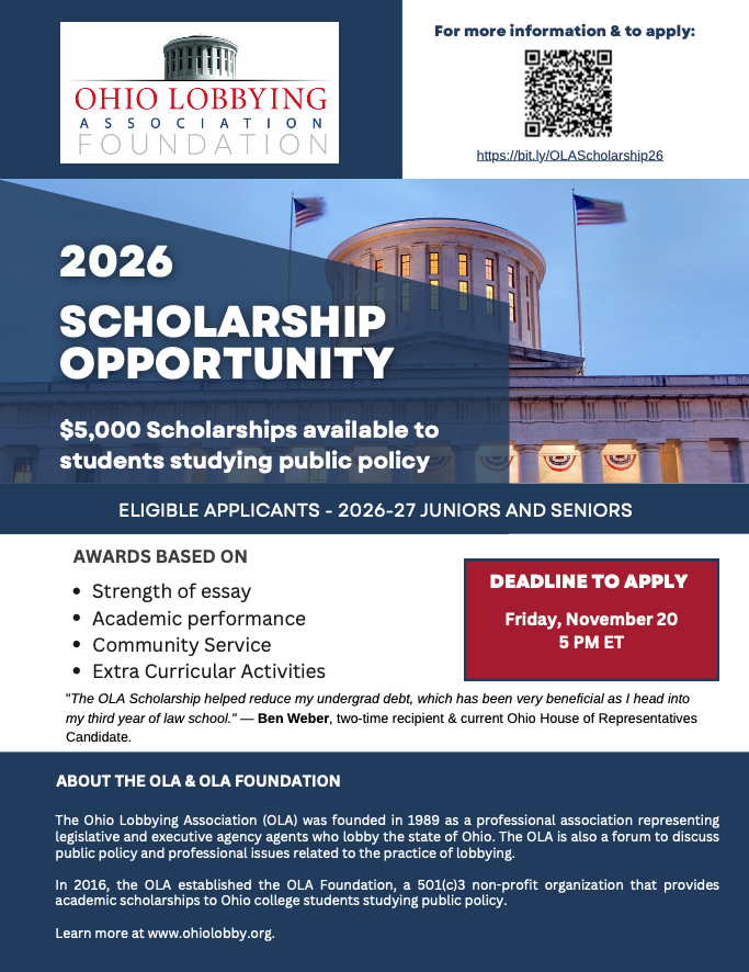 2026 Scholarship information