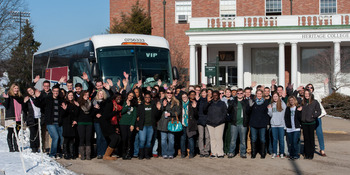 OU-HCOM students get ready for the long trip to Washington