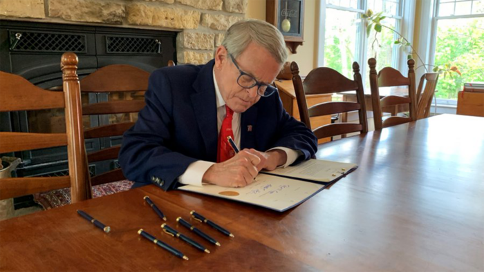 Governor DeWine signing HB 6