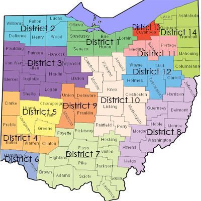 Ohio District Map