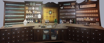 Hand-painted Pharmacy Donor Mural 