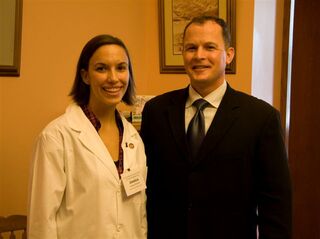 Representative Jimmy Stewart & OSU Student Jessica Zimmerer