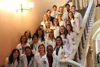 2014 Student Legislative Day - Rotunda Staircase