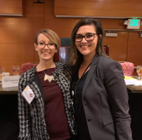 Dr. Tiffany Dykstra-DeVette and Danielle Biss at WSCA Conference in Seattle WA in February 2019