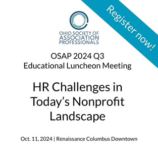 Register today for the OSAP Q3 Educational Luncheon