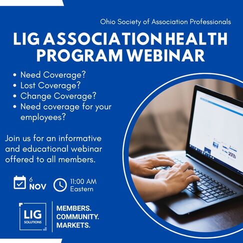 Join Us for the OSAP LIG Solutions Health Program Webinar Join Us for the OSAP LIG Solutions Health Program Webinar