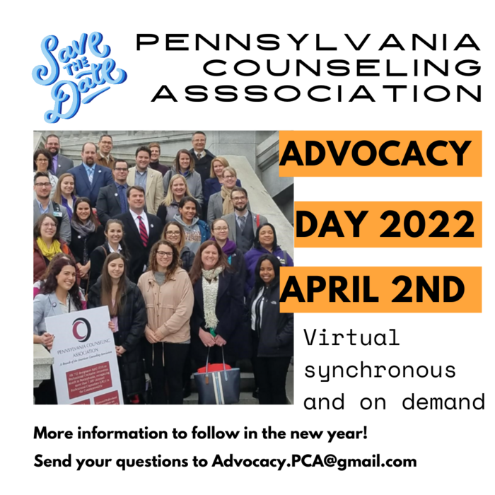 Pca Advocacy Day April 2 2022 Save The Date