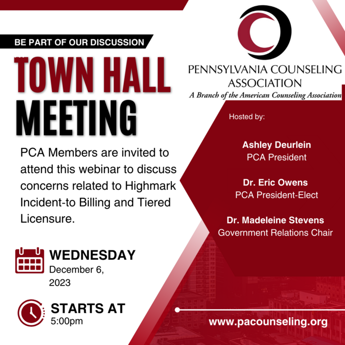 PCA Town Hall