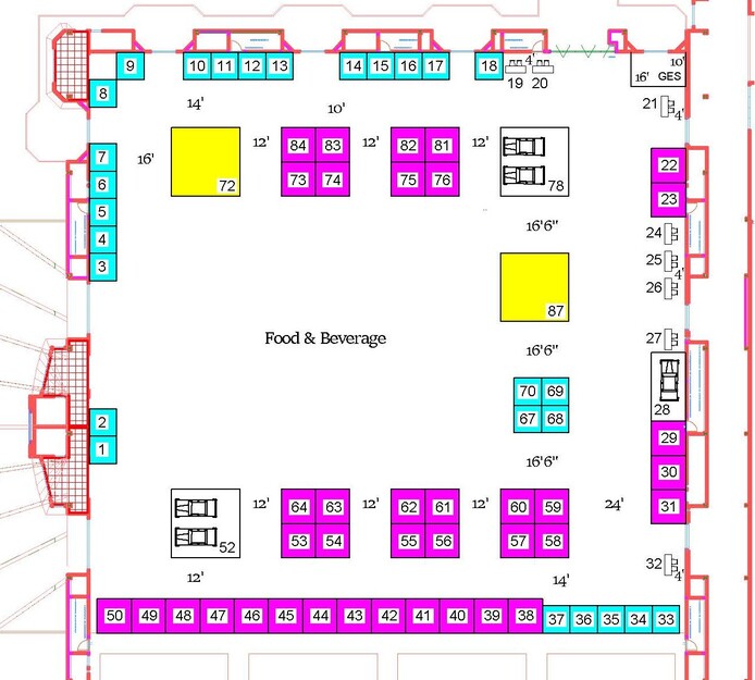 Updated Expo Hall Map