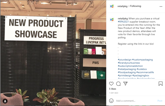 Rpa Instagram New Product Showcase