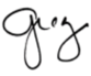 Greg Clark Signature