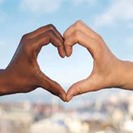 Race Relations Heart Hands 3x3