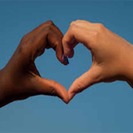 Race Relations Heart Hands 3x3