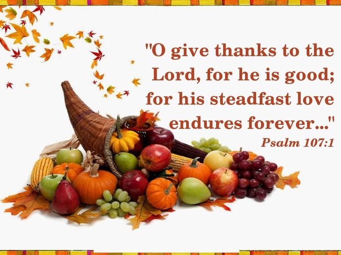 Psalm 107 Thankgiving