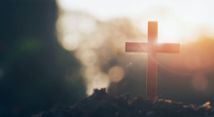 Cross with Sunrise-Living Lutheran
