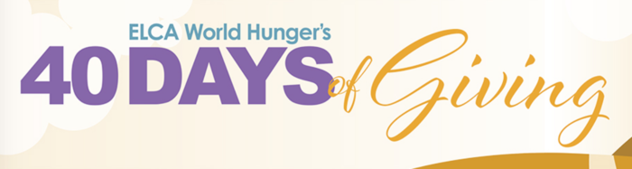 ELCA 40 Days of Giving