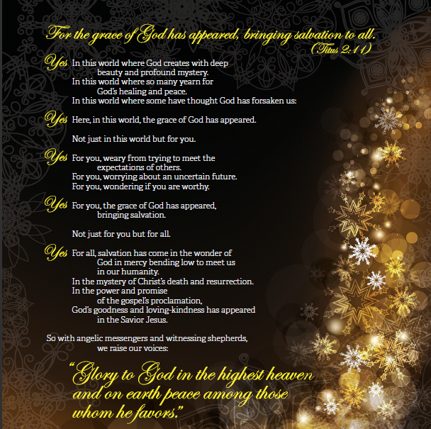 2011 Bishop Hanson Christmas Message