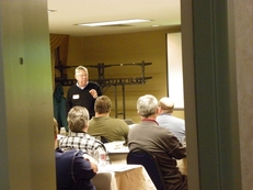Pete Rudowski teaching the 1st class of the Leadership Institute