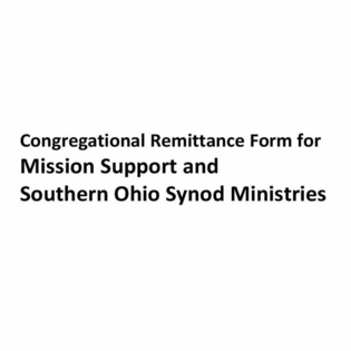 Congregational Remittance Form Text 3x3