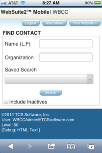 Sample search window
