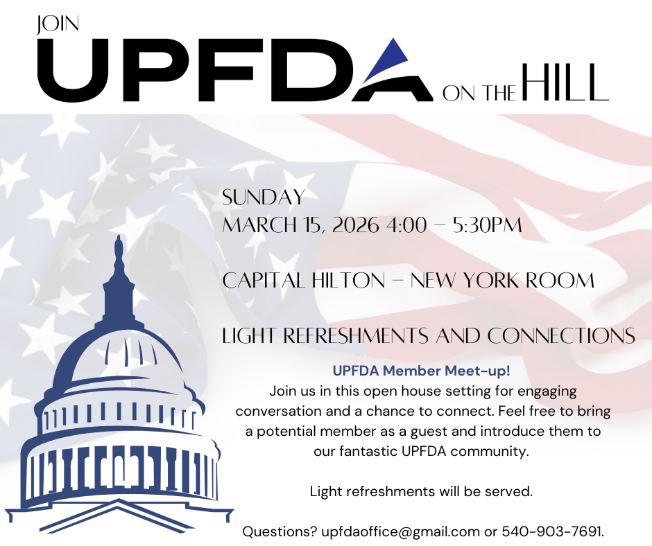 Join us for UPFDA on the Hill