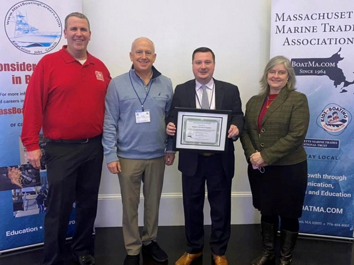 Senator O’Connor Named Legislator of the Year by Massachusetts Marine Trades Association